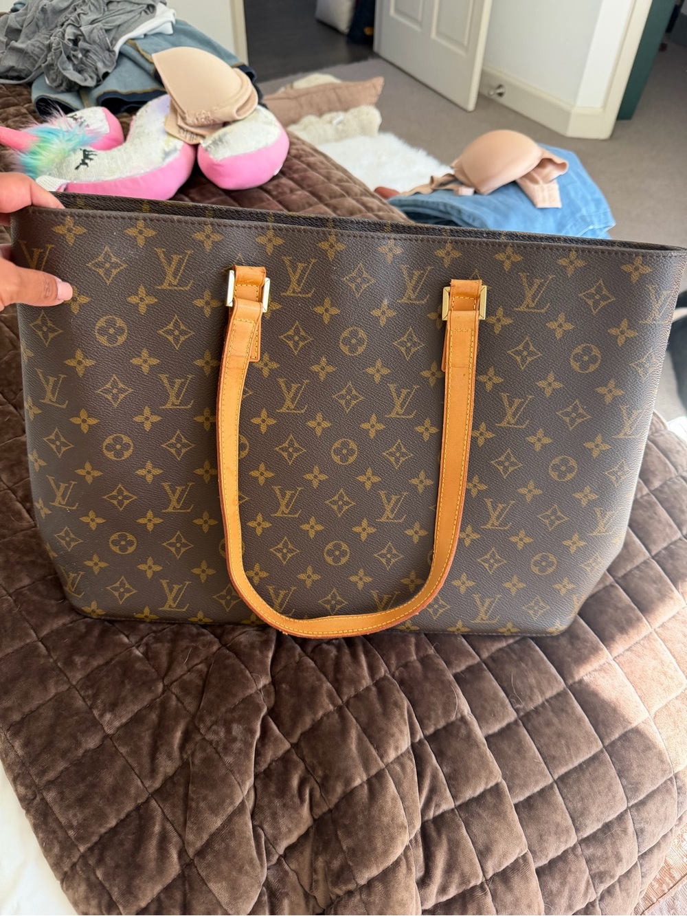 Louis Vuitton Monogram Canvas Luca Tote